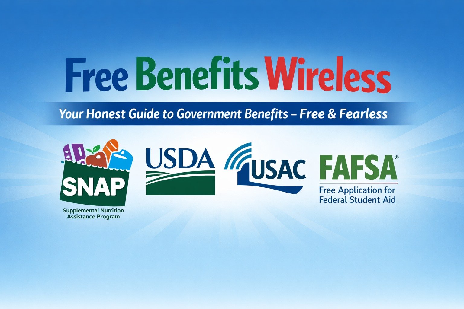 Hero illustration representing government assistance