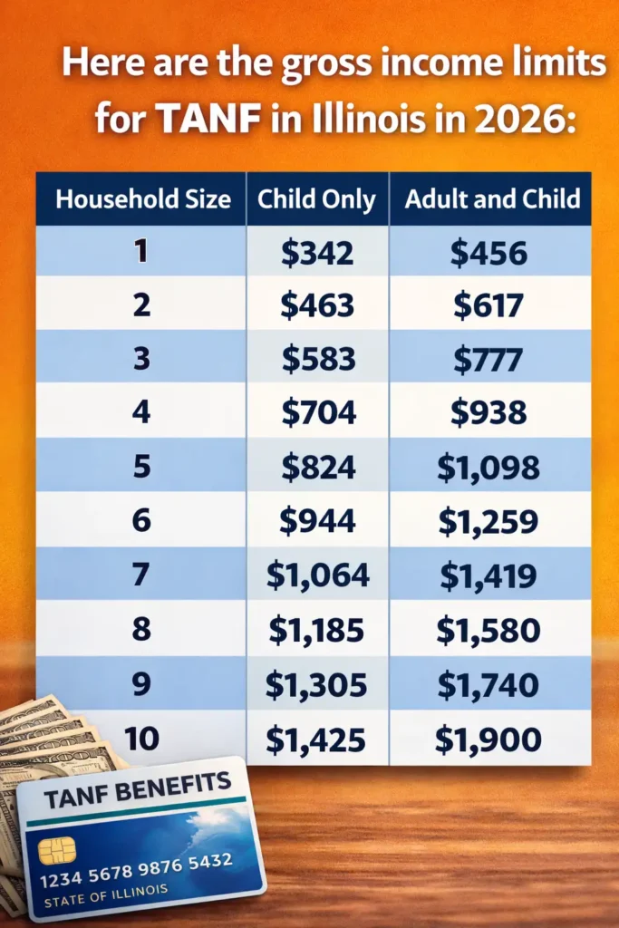 TANF Income Limits in Illinois 