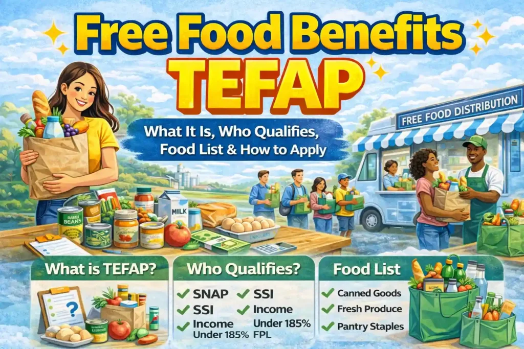 Free Food Benefits TEFAP: What It Is, Who Qualifies, Food List & How to Apply