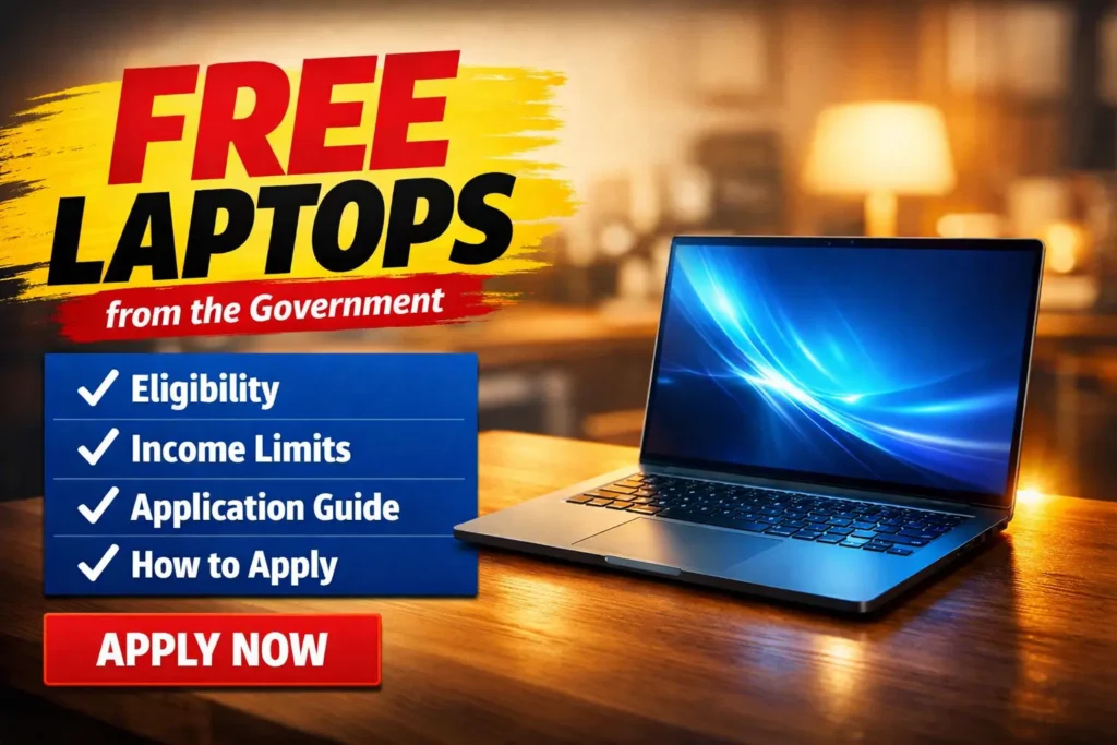 Free Laptops from the Government: Eligibility, income limits, Application Guide & How to Apply