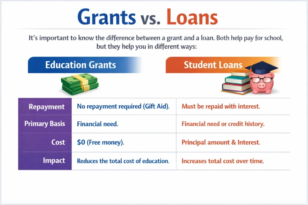 Grants vs. Loans 