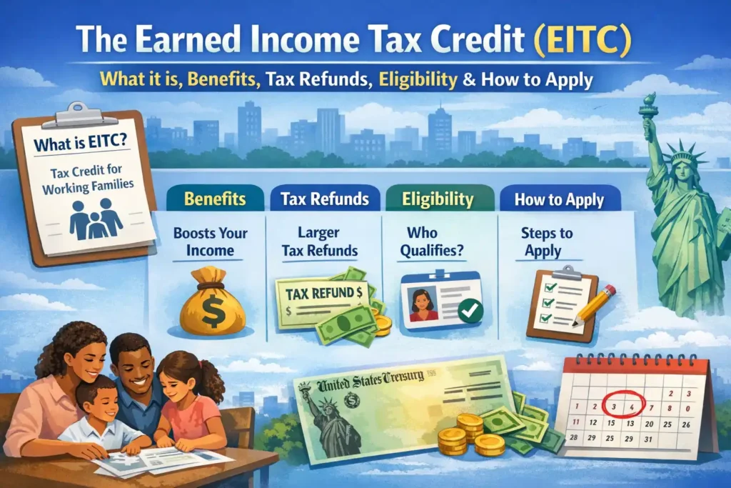 The Earned Income Tax Credit (EITC): What it is, Benefits, Tax Refunds, Eligibility & How to Apply