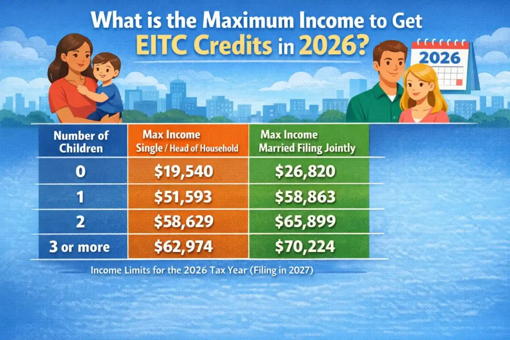 What is the Maximum Income to Get EITC Credits in 2026
