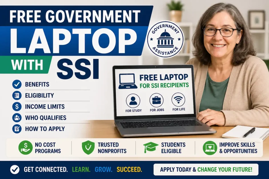 Free Government Laptop with SSI: Benefits, Eligibility, Income Limits, Who Qualifies and How to Apply 