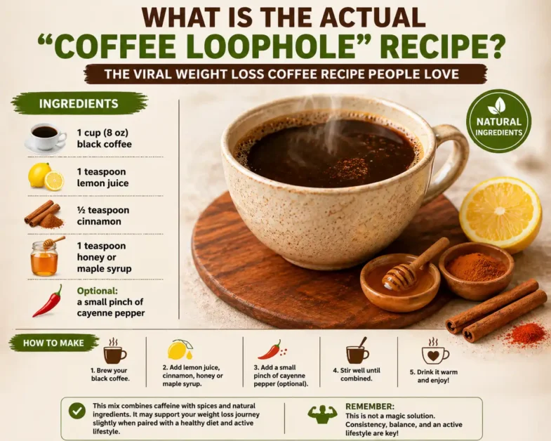What is the actual Coffee Loophole recipe 