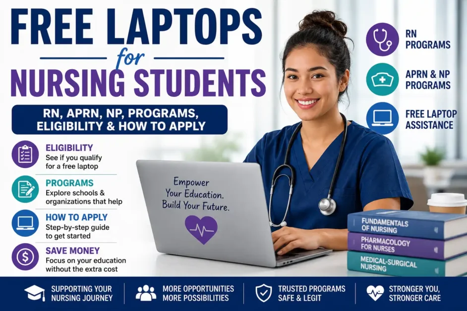 Free Laptops for Nursing Students: RN, APRN, NP, Programs, Eligibility & How to Apply