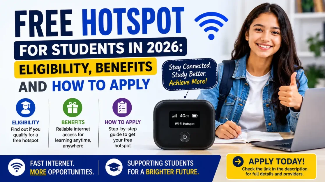 Free Hotspot for Students in 2026: Eligibility Benefits and How to Apply 